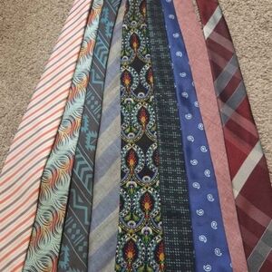 Assorted Patterned Tie Bundle